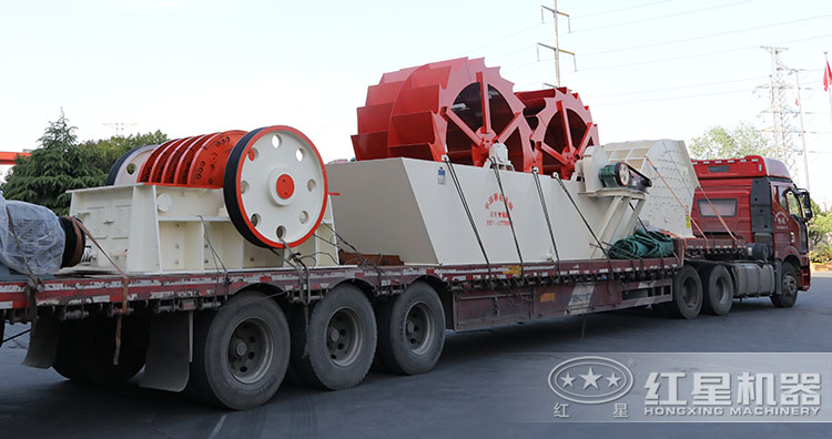 礦石錘式破碎機(jī)整條生產(chǎn)線發(fā)往河北！