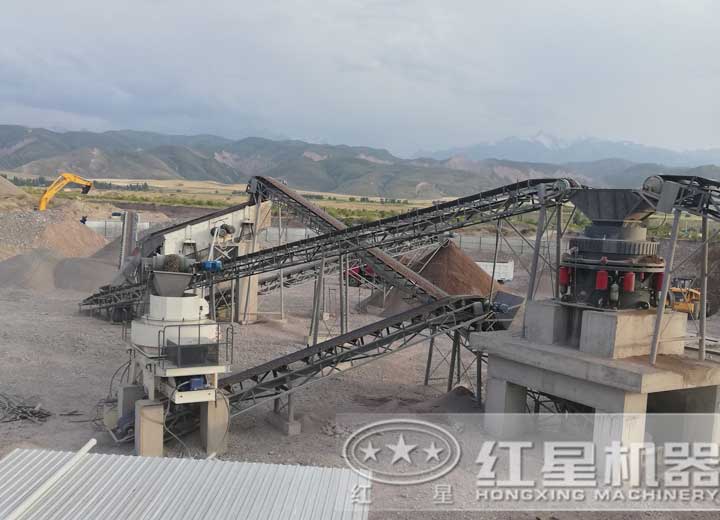 石頭變沙子用戶(hù)生產(chǎn)現(xiàn)場(chǎng)，可就近安排現(xiàn)場(chǎng)參觀配置同等設(shè)備