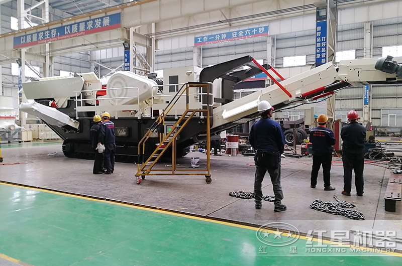 客戶來(lái)紅星車(chē)間參觀圖