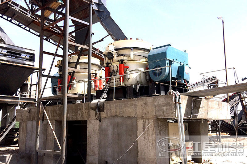 圓錐破產(chǎn)量大，自動化程度高，適合中大型砂石廠